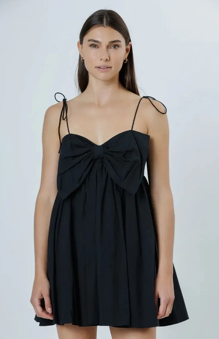 Baby Doll Dress With Bow By Storia