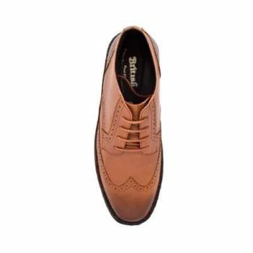 British Walkers Playboy Wingtips Limited Edition Men's Cognac Leather High Top Boots