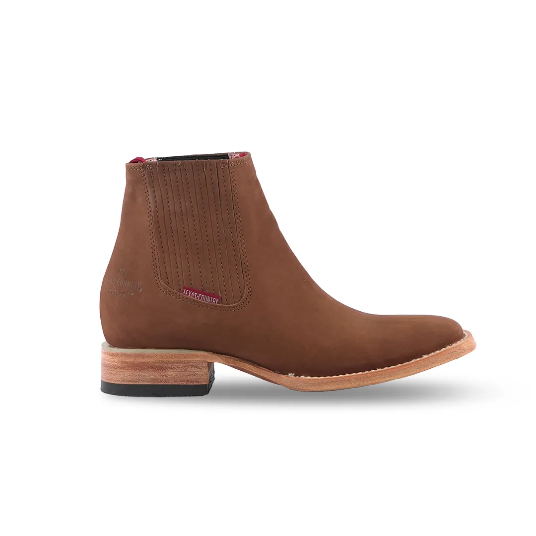 Classic Chelsea Boot Nobuck Cajeta E1200