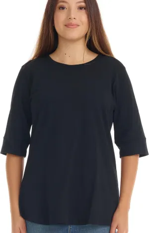 ESTEEZ Women’s Comfortable Elbow Sleeve Cotton T-Shirt