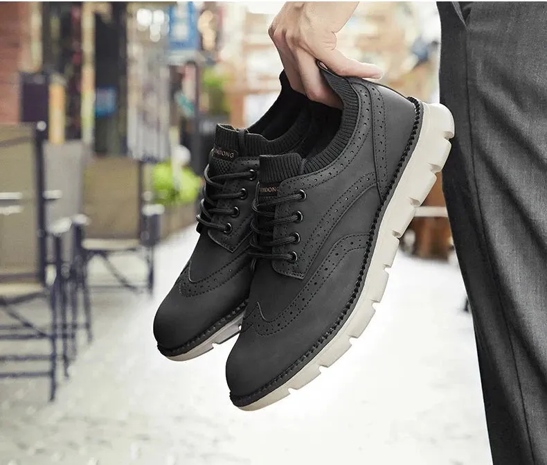 Everett Ultra Comfortable Leather Men's Sneakers