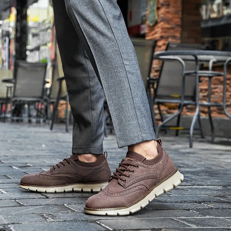 Everett Ultra Comfortable Leather Men's Sneakers