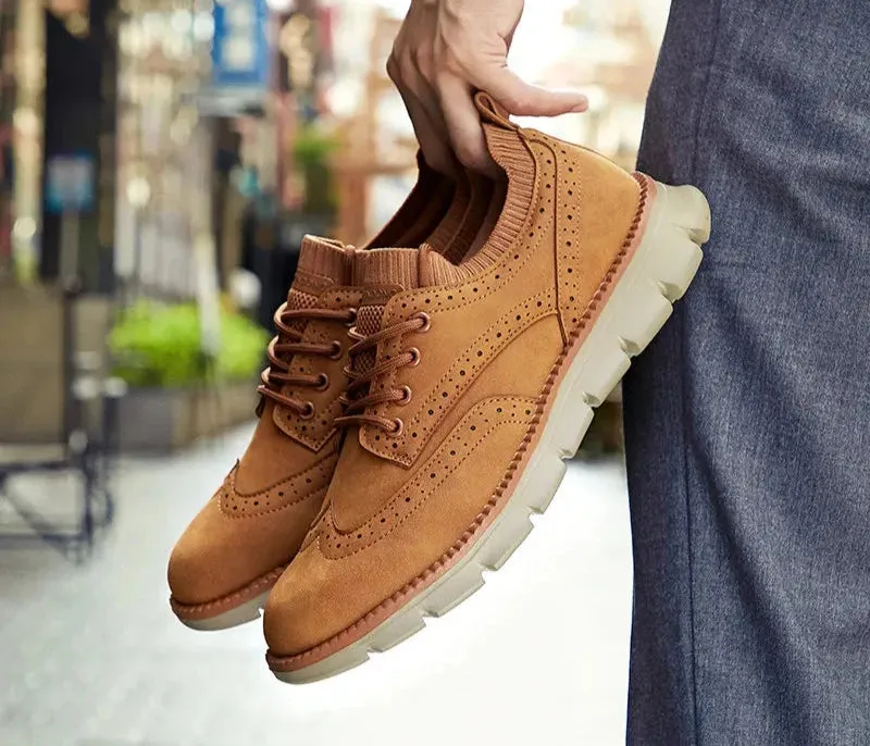 Everett Ultra Comfortable Leather Men's Sneakers