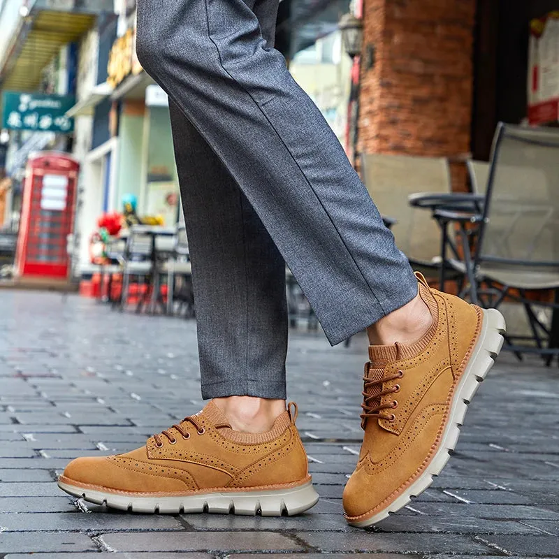 Everett Ultra Comfortable Leather Men's Sneakers