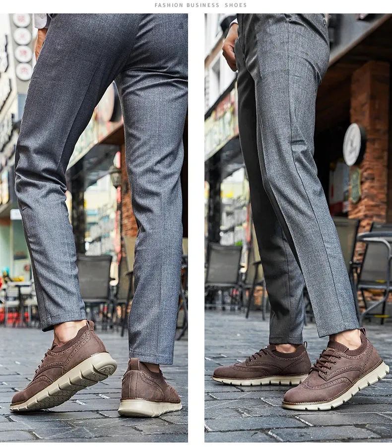 Everett Ultra Comfortable Leather Men's Sneakers