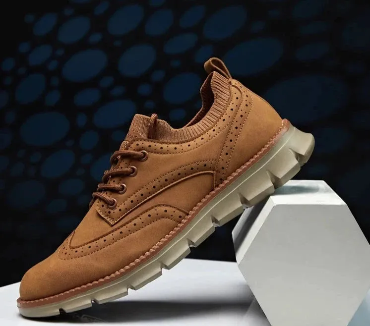 Everett Ultra Comfortable Leather Men's Sneakers