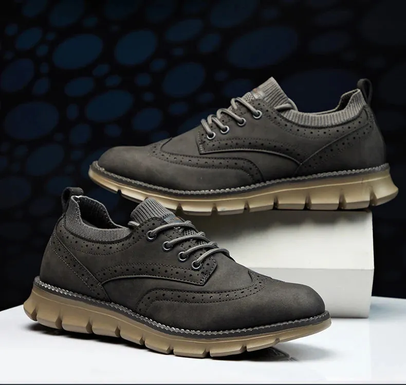 Everett Ultra Comfortable Leather Men's Sneakers