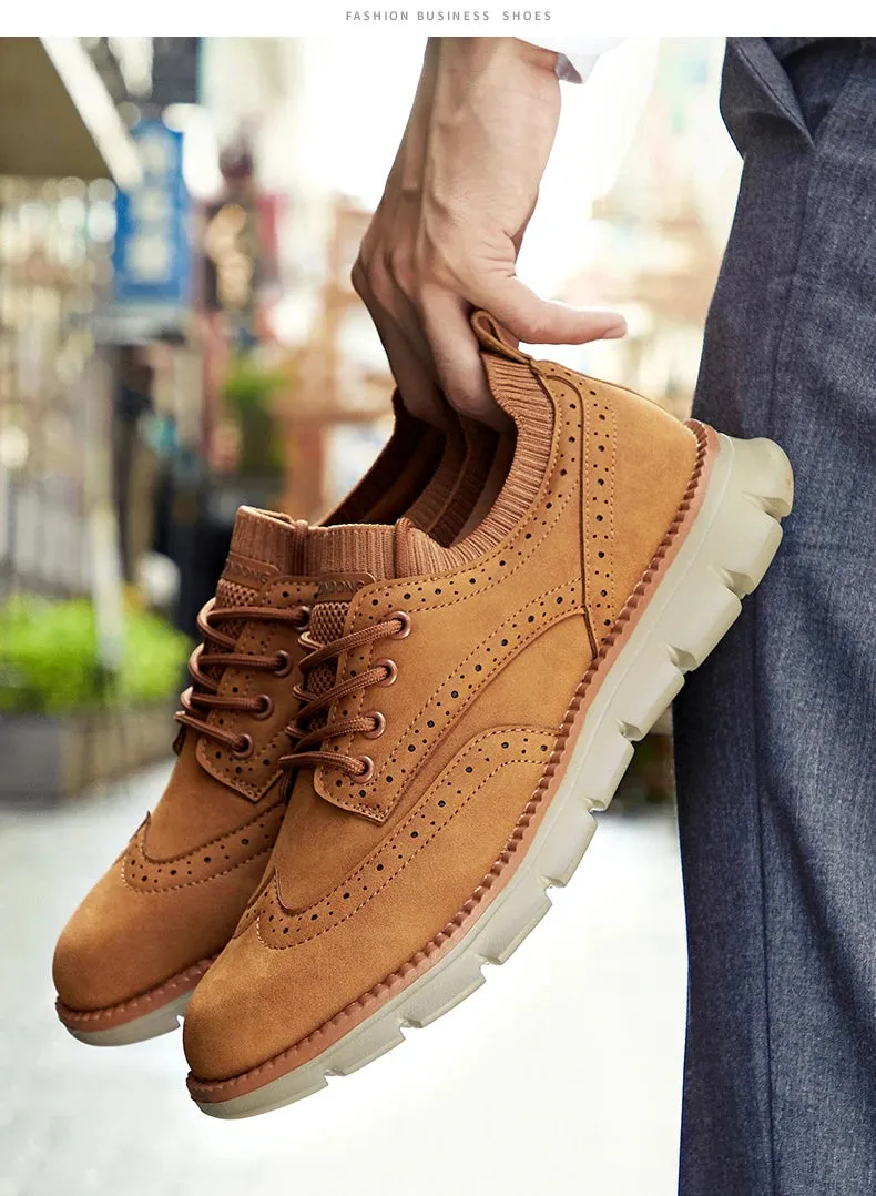 Everett Ultra Comfortable Leather Men's Sneakers