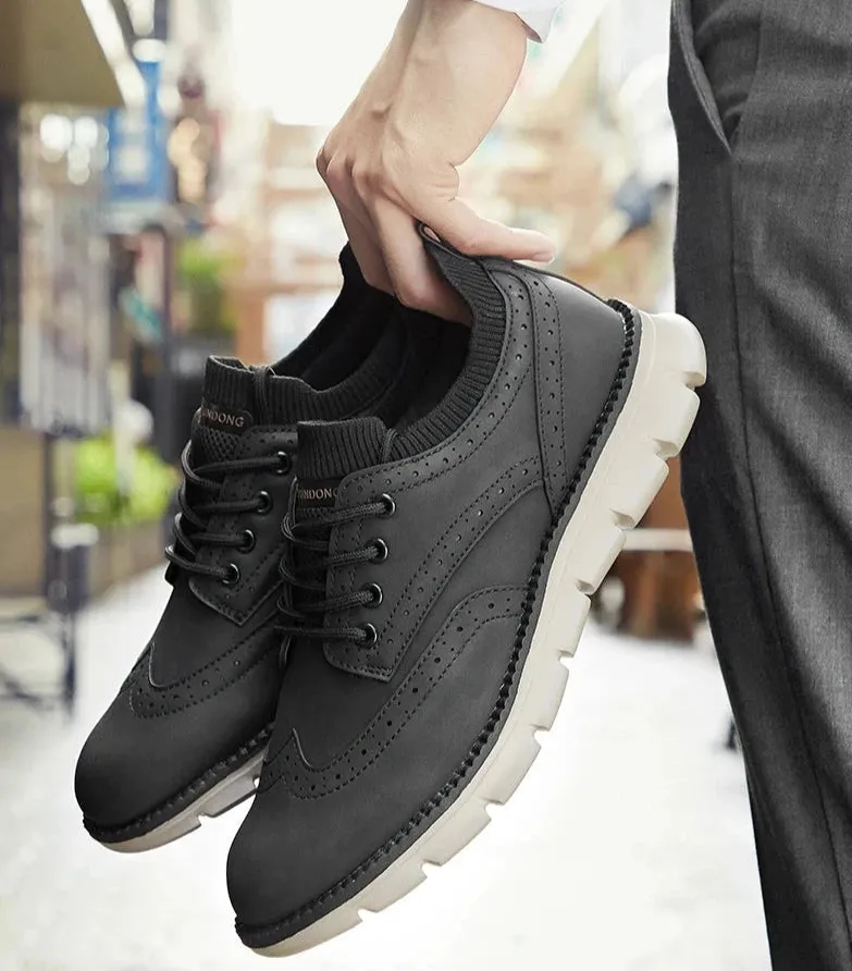 Everett Ultra Comfortable Leather Men's Sneakers
