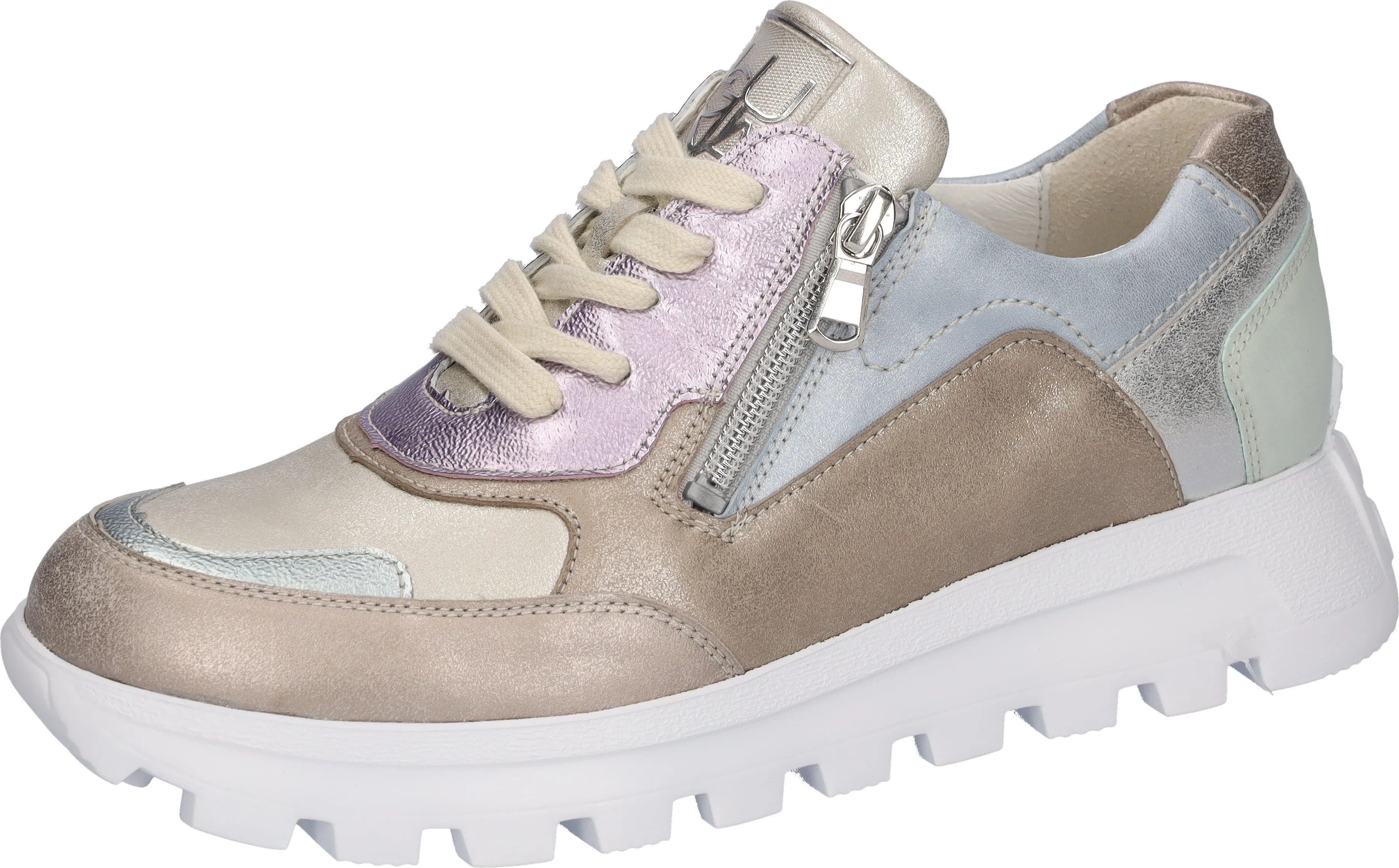 Ladies Waldlaufer Trainers Light Bronze/Lavender H Fit Ajala 993004 908 349