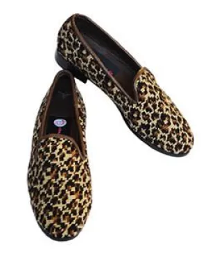 Misses Handstitched Petit Leopard Loafer |Designs by Lillie