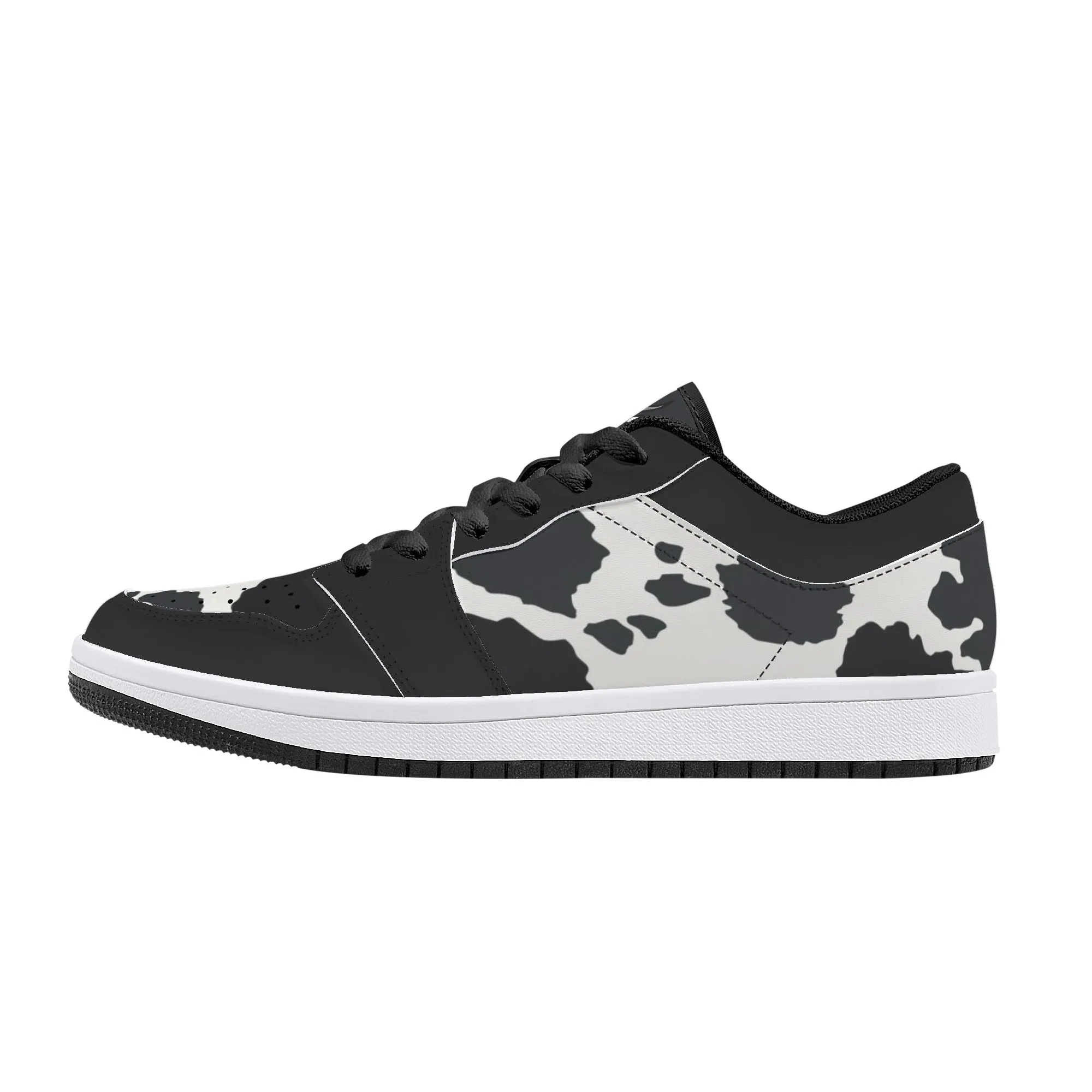 Moo-licious Cow Print Sneakers Low top
