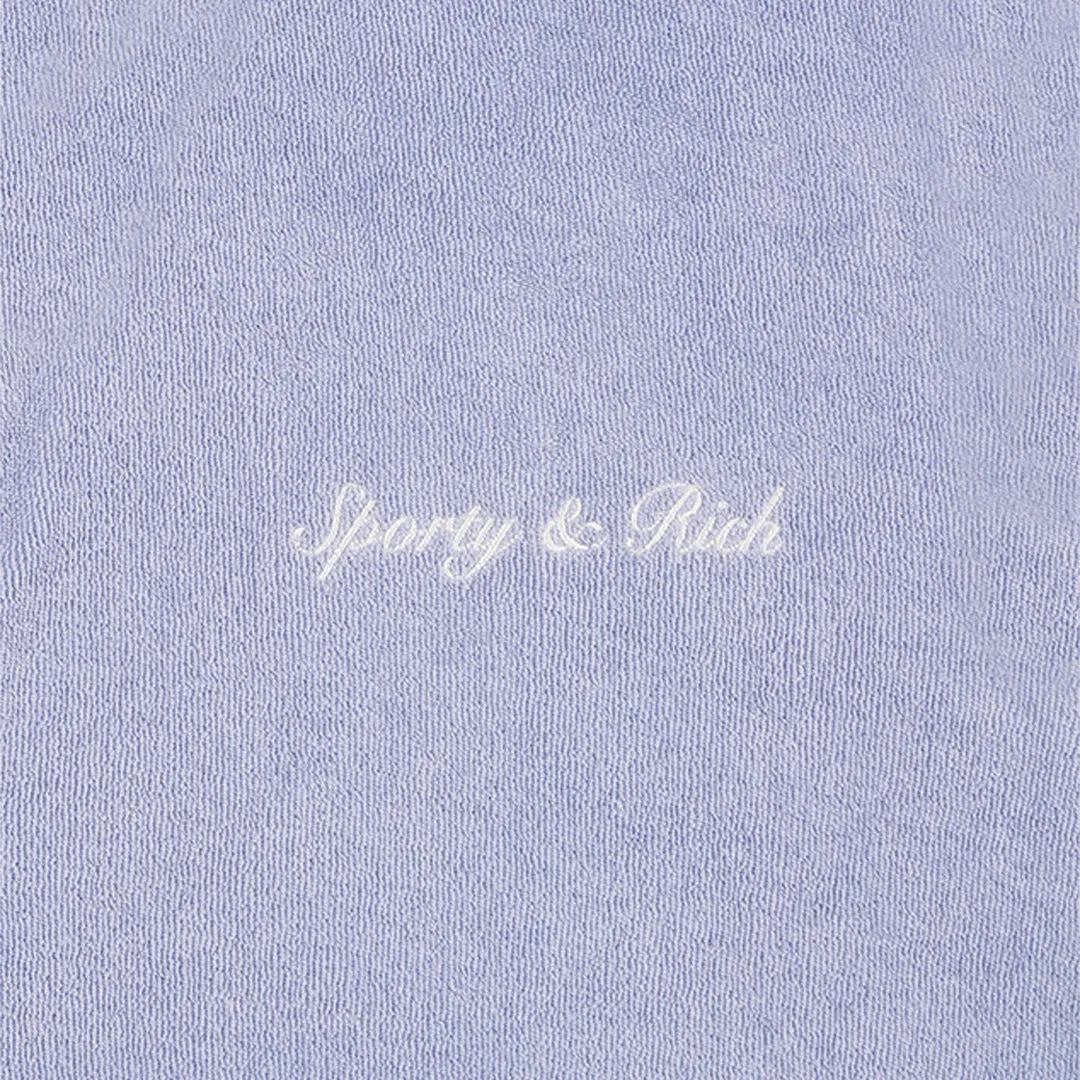 Syracuse Terry Polo Washed Periwinkle
